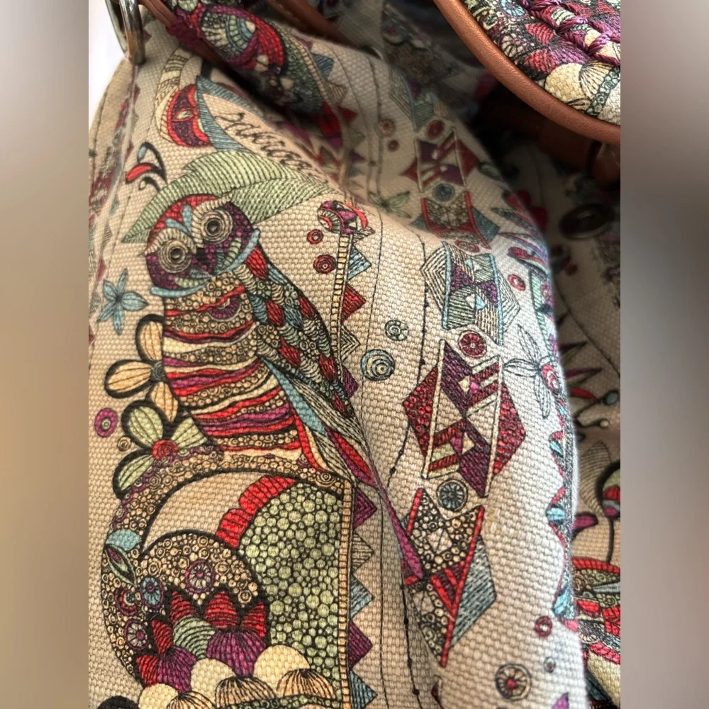 Sakroots Owl & Floral Print Backpack
